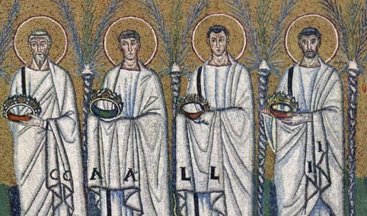 День пам'яті святих мучеників Аполлонія, Філімона, Феотіха і Аріана